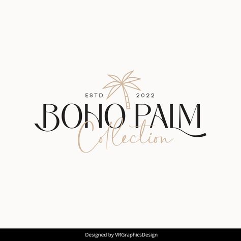 This gorgeous logo design is suited for all businesses. Do you need a quick elegant design for your business or even wedding? This is a logo template where your business name is added to suit your needs. Palm Logo, Candle Logo, Spa Logo, Boho Logo, Photographer Logo, Sun Logo, Logo Minimalist, Marketing Photos, Logo Modern