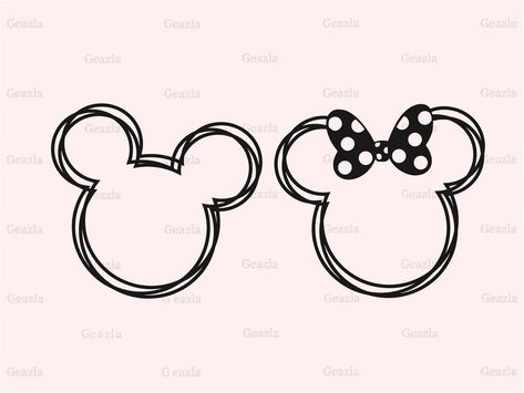 Downloadable SVG files of mouse head for Cricut, t-shirt design, print, cut, and more. #mouseheadsvg #cricut . #Minnie_Ears_Svg #Disney_Ears_Svg #Mickey_Mouse_Svg_Free_Cricut #Minnie_Mouse_Svg_Free Minnie Ears Svg, Disney Ears Svg, Mickey Mouse Svg Free Cricut, Minnie Mouse Svg Free, Mini Mouse Svg, Matching Disney Tattoos, Mickey Ears Svg, Mickey Mouse Outline, Minnie Mouse Svg