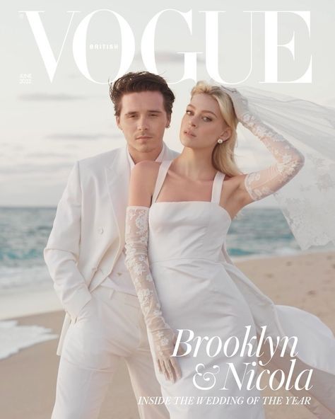 Brooklyn Beckham And Nicola Peltz, Beckham Wedding, Fatherly Advice, Tiana Wedding, Boat Photoshoot, Nicola Peltz, Nicolas Peltz, Vogue Style, Vogue Magazine Covers