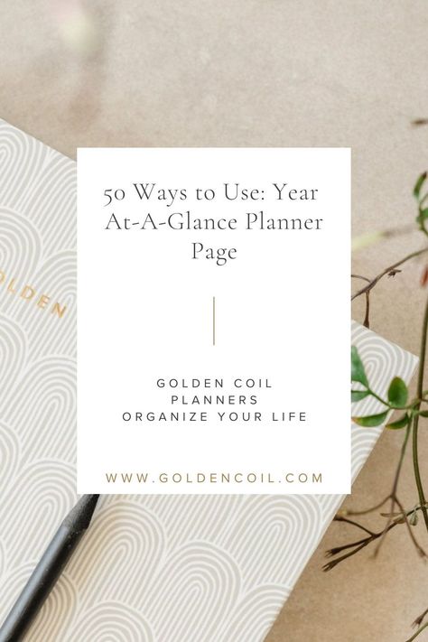 2024 At A Glance, 2024 Year At A Glance, Golden Coil Planner, Altenew Golden Days, At A Glance Planner, Erin Condren Daily Duo, Course Schedule, Monthly Quotes, Family Layout