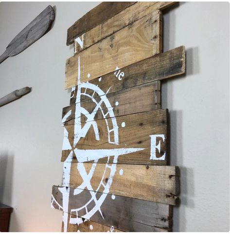 Strand Decor, American Room, Diy Nautical Decor, Carolina Homes, Sea Sign, Lake Ideas, Deco Marine, Nautical Diy, Basement Inspiration