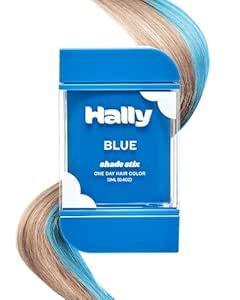 Hally Hair Temporary Hair Color, Shade Stix (Blue) - 12 ml Washable Hair Chalk for Kids, Teens & Adults - One Day Pop of Color Hair Dye for Festivals, Sporting Events & Parties, All Hair Types Pop Of Color Hair, Hair Chalk, Temporary Hair Color, Color Hair, All Hair Types, Hair Dye, Hair Types, Sport Event, Dyed Hair