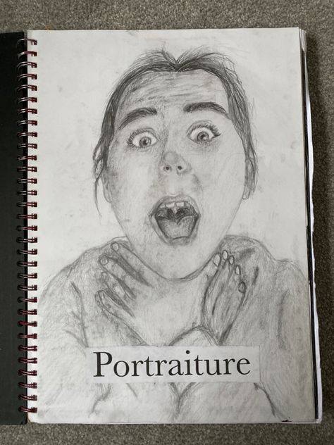 Portrait Title Page Gcse, Portrait Title Page, Portraiture Title Page, Natural Form Art, Form Art, Natural Form, Sketchbook Ideas, Gcse Art, Title Page