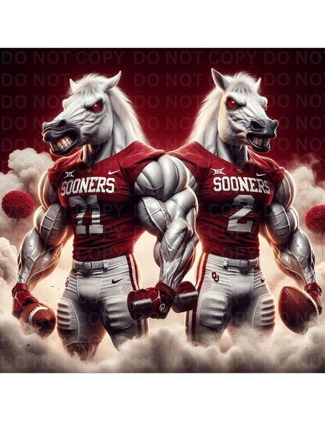 Oklahoma Football, Boomer Sooner, Creatures Art, Football Art, Oklahoma Sooners, Craft Stuff, Mythical Creatures Art, Social Media Graphics, Creature Art