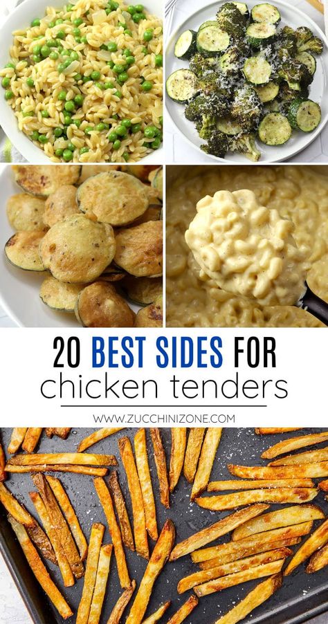 Sides For Chicken Tenders, Chicken Tenders Grilled, Easy Southern Dinner Recipes, Sides For Fried Chicken, Southern Dinner Recipes, Healthy Sides For Chicken, Panko Chicken Tenders, Chicken Tenders Dinner, Homemade Chicken Strips