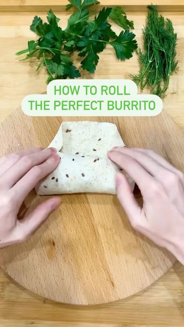 wikiHow on Instagram: "Not sure how to roll a burrito the right way? We’ve got you covered!🌯 #burrito #howto #wrap #roll #food" Roll A Burrito, Roll Food, Kitchen Hacks Food, How To Roll, Food Instagram, Makanan Diet, Wrap Recipes, Interesting Food Recipes, Tortillas