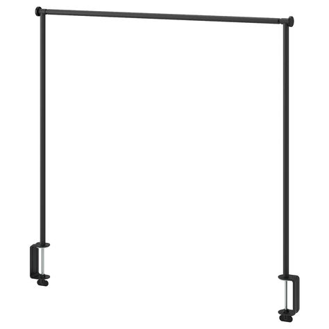 HELGEÖ decorating rod for table, black adjustable/outdoor indoor, 451/4/921/2x455/8" Create a beautiful table framing for your indoor or outdoor party! This smart table rod is perfect for light chains, balloons, hanging plants or other decorations – allow your imagination to decide! Interior Ikea, Smart Table, Ikea Food, Craft Fairs Booth, Vendor Booth, Light Chain, Market Displays, Haikou, Craft Booth