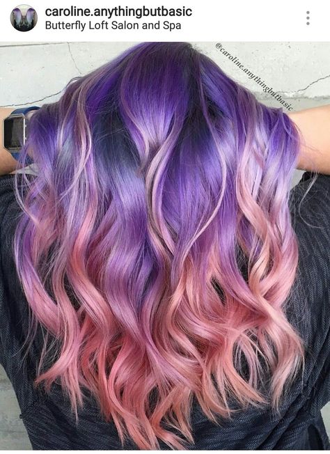 Gorgeous Hair Color Ideas for Brown Skin Tones Sherbet Hair, Hair Fashion Colors, Girly Mirror, Purple Hair Color Ombre, Purple Hair Ideas, Brown Ombre Hair Color, Color Hair Ideas, Babylights Hair, Hair Color At Home