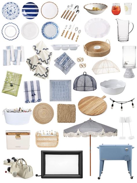 I've put together list of the best outdoor entertaining essentials for dinner parties, a summer BBQ, or charcuterie and drinks with friends. Lemonade Stand Party, Best Summer Nail Color, Drinks With Friends, Green Tablecloth, Outdoor Entertaining Spaces, Summer Wedding Guests, Party Essentials, Entertaining Essentials, Patio Spaces