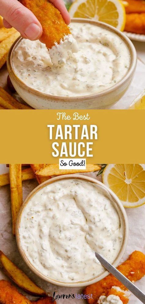 Homemade Tartar Sauce Easy, Best Tartar Sauce, Tatar Sauce, Best Tartar Sauce Recipe, Make Tartar Sauce, Easy Tartar Sauce, Tartar Sauce Recipe, Homemade Tartar Sauce, Homemade Sauce Recipes