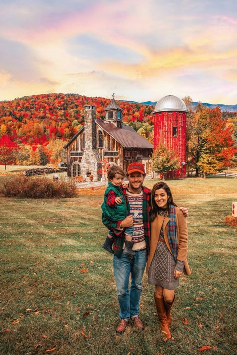 Sarah Patrick, Sarah Kjp, Sarah Vickers, Tory Burch Necklace, Woodstock Vermont, Silo House, Vermont Fall, Country Vibes, Kiel James Patrick