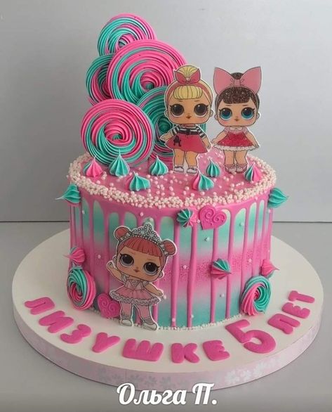 L.o.l Birthday Cake, Lol Surprise Dolls Birthday Cake, Lol Surprise Dolls Cake Ideas, L.o.l Cakes Birthday, Lol Birthday Party Ideas Cake, Cakes For 5 Year Girl, Lol Cakes Birthday Ideas, Lol Cupcake Ideas, Birthday Cake 5th Girl