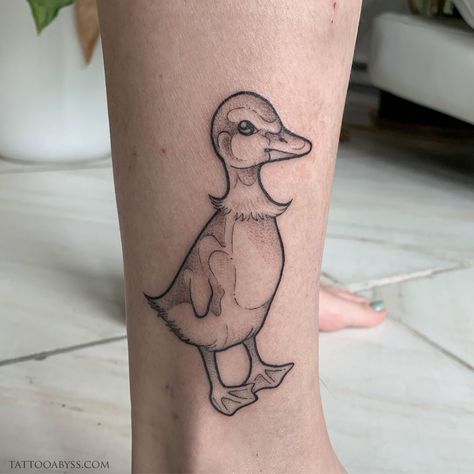 Duckling Tattoo, Duck Tattoos, Downtown Montreal, Bestie Tattoo, Female Sleeve, Men Tattoo, Meaningful Tattoo, Forearm Tattoo Women, Female Shoulder