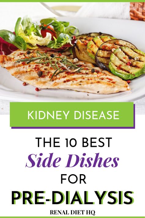 Want some tasty chronic kidney disease diet side dishes to go with your pre-dialysis renal diet meals? Check out these 10 best renal diet side dishes that you can pair with your renal diet dinner recipes! Most contain veggies + are suited for a vegetarian renal diet. Get these easy renal diet side dish recipes here, plus other healthy renal diet recipes for chronic kidney disease (CKD)! | Kidney Diet Side Dishes | Kidney Diet Veggies Recipes #RenalDiet #KidneyDiet #KidneyFriendly #KidneyDisease Renal Friendly Recipes, Ckd Diet, Renal Recipes, Kidney Healthy Foods, Ckd Recipes, Kidney Friendly Recipes Renal Diet, Kidney Diet Recipes, Food For Kidney Health, Low Potassium Recipes