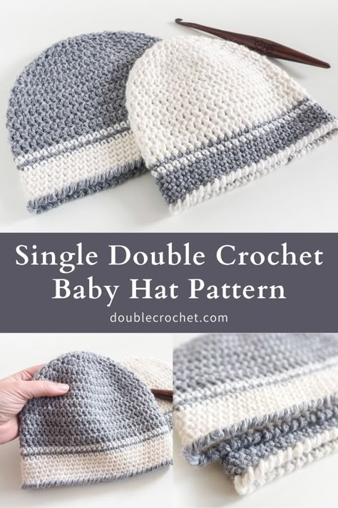 Sedge Stitch Baby Hat, Crochet Beanie For 12 Month Old, Crochet Newborn Hat Free Pattern Boy, Crochet Infant Hats Free Pattern Boy, Crochet Baby Boy Hat Pattern, Crochet Baby Hats Free Pattern Boy Infants, Baby Boy Hats Crochet, Infant Beanie Crochet Pattern Free, Infant Hat Crochet Pattern Free