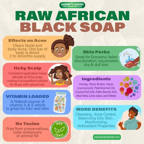 Swipe left to explore our RAW African Black Soap—a natural skincare essential that harnesses the power of pure, unprocessed ingredients to rejuvenate your skin. Check it out today!💯 ▫ https://garnersgarden.com/products/african-black-soap ▫ #garnersgarden #naturalskincare African Bodycare, African Black Soap Benefits, Black African Soap, Black Soap Benefits, Raw African Black Soap, African Soap, African Skin Care, 21st Birthday Photoshoot, African Black Soap