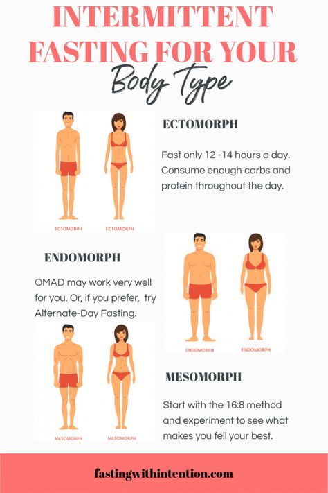 intermittent fasting according to your body type Intermittent Fasting For Endomorph, Endomorph Intermittent Fasting, Endomorph Fasting, Intermittent Fasting Types, Endomorph Outfits Women, Endomorph Body Type Woman, Mesomorph Women, Metabolic Renewal, Mesomorph Body