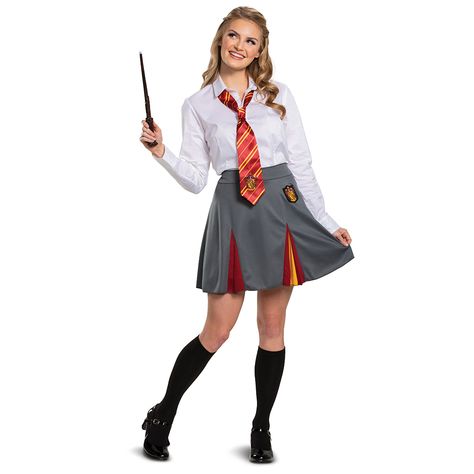 Harry Potter Skirt, Harry Potter Uniform, Harry Potter Kostüm, Gryffindor Costume, Hogwarts Robes, Hogwarts Uniform, Gryffindor House, Harry Potter Kids, Uniform Accessories