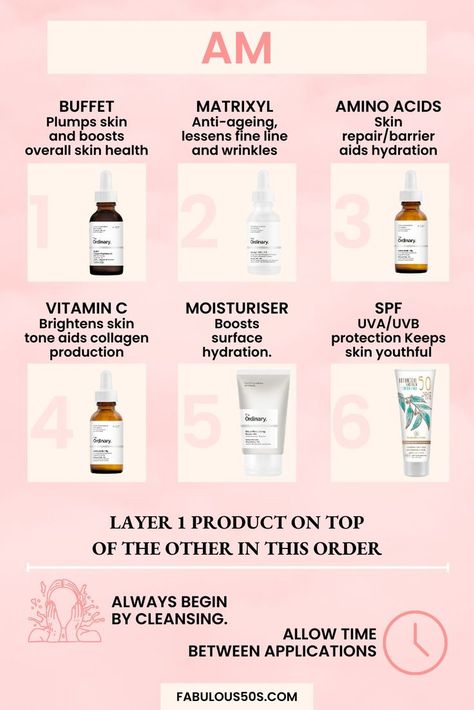 Anti-ageing skincare routine for mature skin The Ordinary Anti Aging, Anti Aging Skin Routine, Ageing Skincare, Tighten Facial Skin, The Ordinary Skincare Routine, Haut Routine, Anti Aging Skincare Routine, Face Routine, The Ordinary Skincare