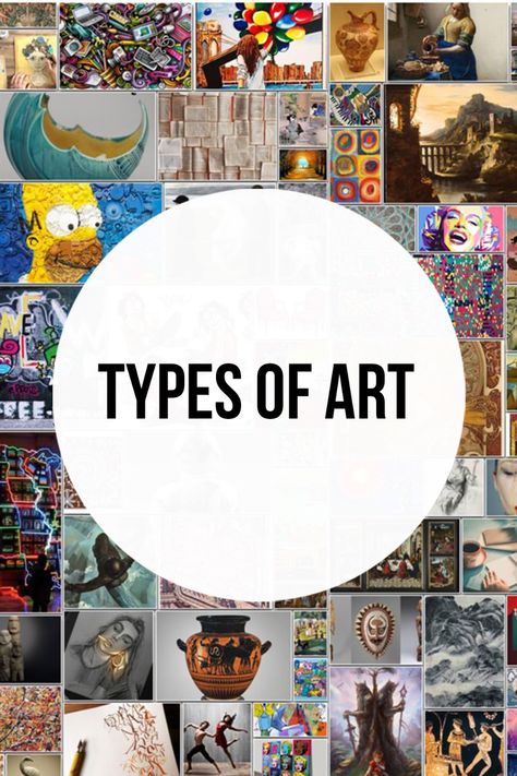 Art is the process, expression, and product of creative skill and imagination. In its most basic form it can be a sketch, painting, drawing, sculpture, etc. Types Of Sculpture, Different Types Of Art Forms, List Of Art Styles, Types Of Art Forms, Different Types Of Art Styles Names, Different Mediums Of Art, Art Mediums List, Types Of Art Styles Drawing, Precisionism Art