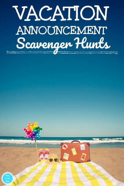 These vacation announcement ideas surprise kids with the fun of a game! Three different vacation announcement scavenger hunts are fun printables for kids to help you surprise them with a family vacation! #vacation #vacationannouncement #scavengerhunts #scavengerhuntclues #familyvacation #surprisevacation Suprise Trip To Hawaii, Scavenger Hunt Surprise Trip, Vacation Surprise Scavenger Hunt, Scavenger Hunt Ideas For Surprise Trip, Vacation Surprise Ideas, Scavenger Hunt For Vacation Surprise, Vacation Reveal Scavenger Hunt, Hawaii Surprise Trip Reveal, Vacation Scavenger Hunt For Kids