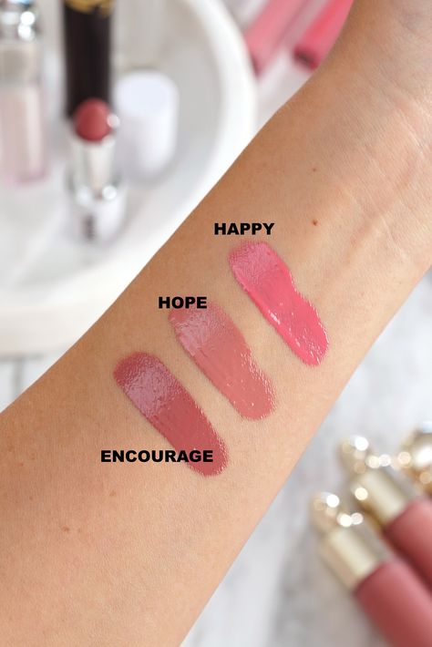 Rare Beauty Liquid Blush Happy, Rare Beauty Soft Pinch Liquid Blush Hope, Rare Beauty Liquid Blush Hope, Rare Beauty Liquid Blush Encourage, Rare Beauty Liquid Blush Swatch, Rare Beauty Highlighter Swatches, Rare Beauty Swatches, Best Rare Beauty Blush Shade, Hope Rare Beauty Blush