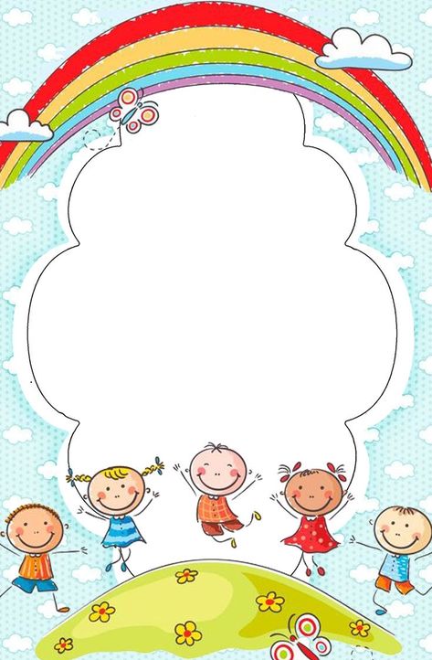 Children's Day Greeting Cards, Children's Day Wishes, Children's Day, Day Wishes, Greeting Cards, Rainbow, Frame, Pins