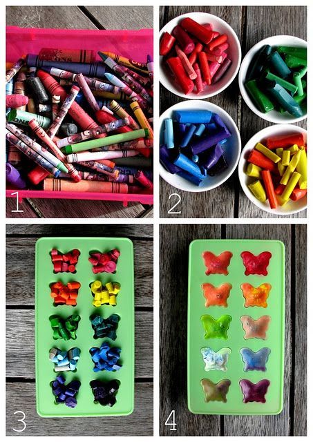 ReFab Diaries: Recycle: Waxing colorful ... ~ Cool Crayon Crafts Recycled Crayons, Crayon Crafts, Broken Crayons, Kids Crafting, Diy Upcycling, Crayon Art, Melting Crayons, Dino Party, Upcycled Crafts