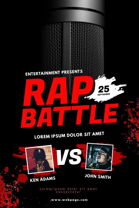 520+ Rap Battle Customizable Design Templates | PosterMyWall Rap Battle Poster Design, Rap Battle Poster, Battle Rap, College Poster, Graphic Designer Logo, Battle Of The Bands, Poster Template Free, Event Organizer, Event Posters