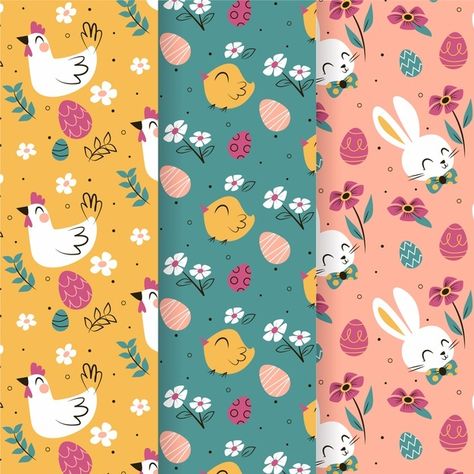 Easter Patterns, Easter Prints, Spring Celebration, Pattern Collection, Surface Pattern Design, Surface Pattern, Happy Easter, Seamless Pattern