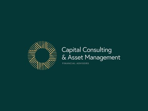 Capital Consulting & Asset Management | Brand Identity by Brennan Burling on Dribbble Wealth Management Logo Design, Financial Company Branding, Invest Logo Design, Consulting Company Branding, Accounting Firm Branding, Investment Company Branding, Wealth Management Branding, Consulting Firm Branding, Asset Management Logo