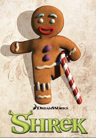 Gingy - Shrek Gingerbread Man Shrek, Shrek Drawing, Starbucks Art, Bread Man, Heart Watch, Peace And Quiet, Christmas Card Crafts, Halloween Banner, Halloween Painting