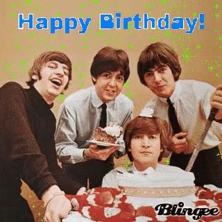 Beatles Birthday GIF - Beatles Birthday Cake - Discover & Share GIFs Beatles Happy Birthday, Beatles Birthday Cake, Happy Birthday Beatles, Happy Birthday Song Youtube, Beatles Birthday Party, Ways To Say Happy Birthday, Beatles Birthday, Birthday Funnies, Happy Birthday Memes