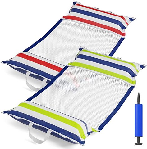 Amazon.com: Jasonwell Inflatable Pool Hammock Float - 2 Pack Water Hammock Floaties Multi-Purpose (Saddle Lounge Chair Hammock Drifter) 4 in 1 Lake Beach Floating Loungers Swimming Pool Floats Toys for Adults : Toys & Games Pool Hammock, Diy Stock Tank, Stock Tank Pool Diy, Pool Gifts, Lake Floats, Chair Hammock, Pool Floats For Adults, Water Hammock, Pool Floaties