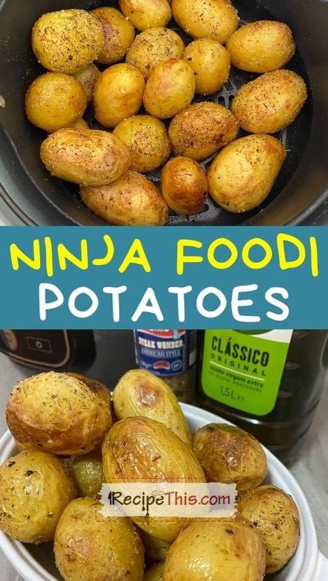 Foodie Recipes Healthy, Pressure Cooker Potatoes, Ninja Cooking System, Ninja Cooking System Recipes, Pressure Cooking Recipes, Instant Pot Pasta Recipe, Ninja Recipes, Roasted Vegetable Recipes, Instant Pot Soup Recipes