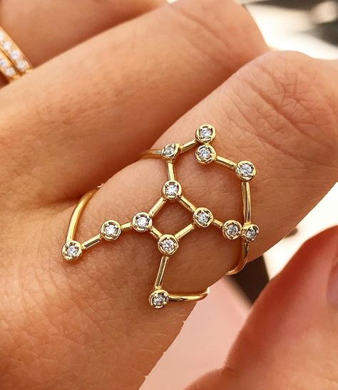 Virgo constellation ring styling fun ✨ Ring Styling, Virgo Constellation, Constellation Ring, Silver Jewelry Design, Constellations, Fashion Rings, Silver Jewelry, Jewelry Design, Ring