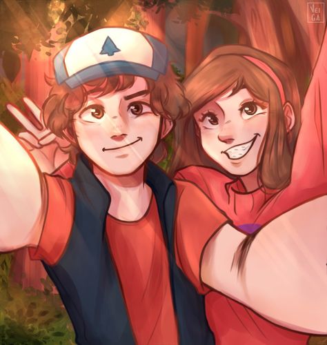 Mabel Fanart, Fall Facts, Pines Twins, Dipper Y Mabel, Gravity Falls Fanart, Gravity Falls Dipper, Gravity Falls Bill Cipher, Best Cartoons Ever, Gravity Falls Au