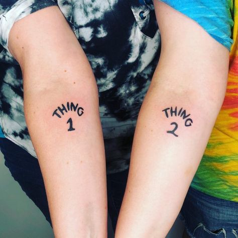 Two Sister Tattoo Ideas, Matching Tattoo Ideas For 3 People, Sister Tattoo Designs Unique, Sisters Tattoo Ideas For 2 Sibling, Small Tattoo Friends, Duo Tattoo Ideas Sisters, 2 Sibling Tattoos, Matching Tattoo Ideas For Cousins, Tattoo Ideas Sister Sibling