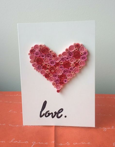 All you need is love. Valentine Hearts Art, Popsicle Art, Diy Quilling Crafts, Paw Drawing, Photo Gifts Diy, Anniversary Scrapbook, Quilling Craft, Paper Craft Diy Projects, Paper Quilling Designs