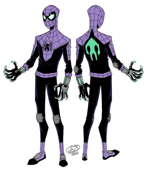 Spencer Blair, Spider Suits, The Prowler, Spider Man Suit, Spiderman Stuff, Spiderman And Spider Gwen, Creativity Takes Courage, Marvel Oc, Spidersona Ideas