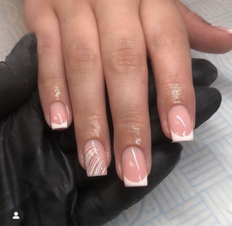 French Tip Nails With Marble Design, Build Up Gel Nail Designs, French Manicure Marble, French Tip And Marble Nails, Marble French Tip Acrylic Nails, Pink Marble Acrylic Nails French Tip, French Tip With Marble Accent Nail, Acting Scripts, Length Nails