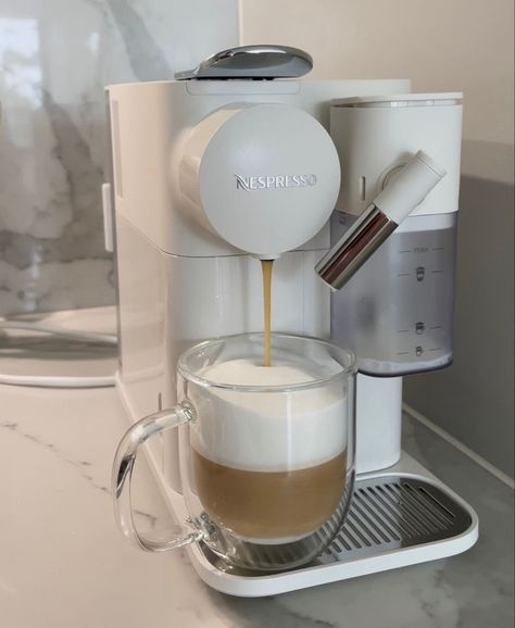 https://www.amazon.com/Nespresso-Lattissima-Espresso-DeLonghi-Porcelain/dp/B08VTGBCBH?crid=GXQVPLO4W5Q7&keywords=nespresso%2Bmachine%2Bwhite&qid=1668369659&s=home-garden&sprefix=nespressomachine%2Bwhite%2Cgarden%2C143&sr=1-3&th=1&linkCode=ll1&tag=903406-20&linkId=3b54e675f3161446a4ffd8ef4f6f16b6&language=en_US&ref_=as_li_ss_tl Lattissima One, Nespresso Lattissima, Nespresso Machine, Coffee And Espresso Maker, Coffee Corner, Espresso Maker, Aesthetic Coffee, Apartment Decor Inspiration, Coffee Station