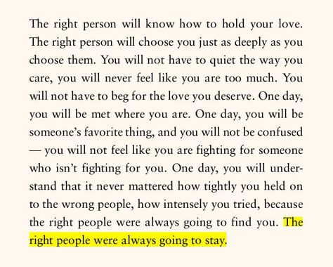 A gentle reminder
Bianca Sparacino
Book
Quotes
Aesthetic
Beige
Book
Highlight
Ebooks
Aesthetic wallpaper
Book
Pin
Beige
Meaningful quotes The Right Person Always Stay, The Right People Always Stay, Right People Always Stay, Bianca Sparacino, A Gentle Reminder, Cute Texts, You Deserve, Favorite Quotes, Me Quotes