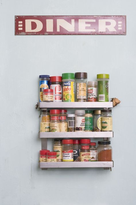 Expired Spices- ELLEDecor.com Old Trophies, Tangled Up In You, No Judgement, Old Apartments, Yellow Towels, Declutter Your Life, Clutter Free Home, Make Your Own Card, Old Tools