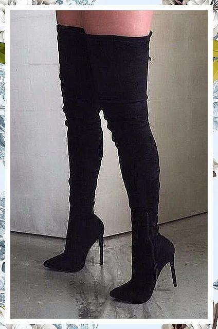 Winter Shoes High Boots - The Smartest and Fastest Method to Buy What You Need is From Amazon.com - Click to visit IMMEDIATELY! Nude Stiletto Heels, Boots 2020, High Heel Stiefel, High Boots Outfit, Womens Black Booties, Knee High Heels, High Heel Boots Knee, Heels Boots, Long Boots