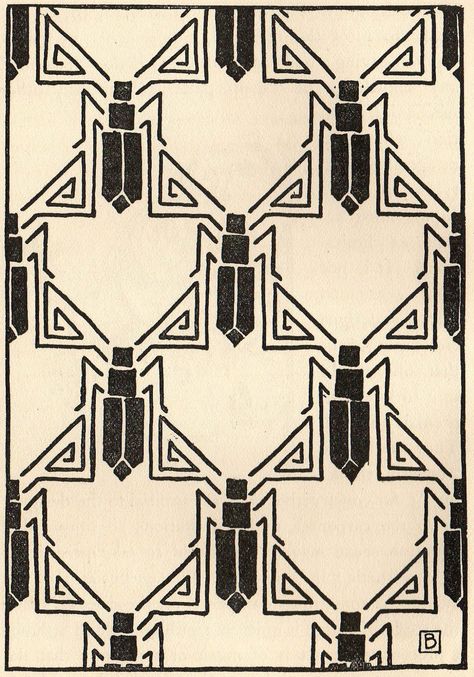 insects Motifs Art Nouveau, Motifs Design, Deco Wallpaper, Motif Art Deco, Geometrical Shapes, Frog Design, Art Deco Wallpaper, Art Deco Pattern, Art Deco Patterns