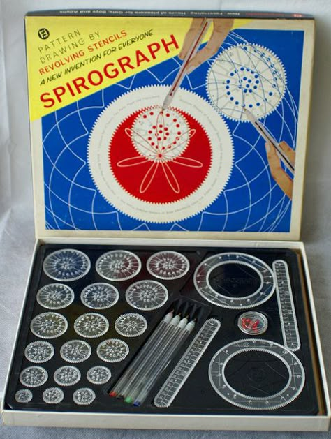 Denys Fisher original Spirograph 1965 Original Spirograph, Spirograph Art, 1970s Childhood, Drawing Machine, Childhood Memories 70s, In Memoriam, New Inventions, I Remember When, Childhood Toys