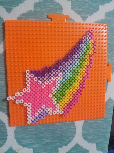 Star Perler, Perler Bead Mario, Melt Beads Patterns, Hamma Beads Ideas, Easy Perler Bead Patterns, Perler Creations, Pearl Beads Pattern, Unicorn Magic, Easy Perler Beads Ideas