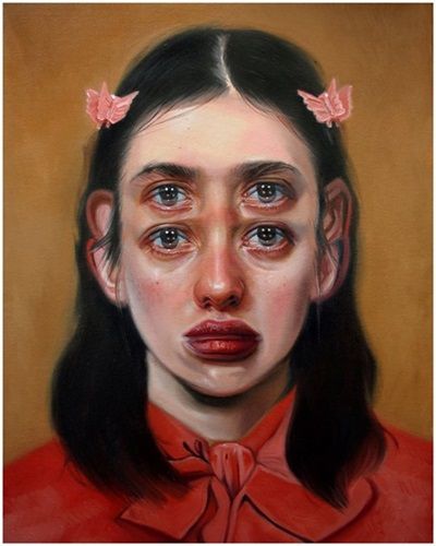 Gcse Reflections, Alex Garant, Hatch Drawing, Distortion Art, Brown Artwork, Movement Art, Alevel Art, Spoke Art, Canadian Painters