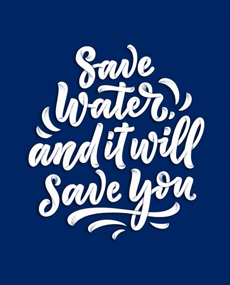 Save Water Quotes, Save Water Slogans, Water Slogans, Save Water Poster, Slogan Writing, Environmental Health And Safety, All About Water, Importance Of Water, Creative School Project Ideas